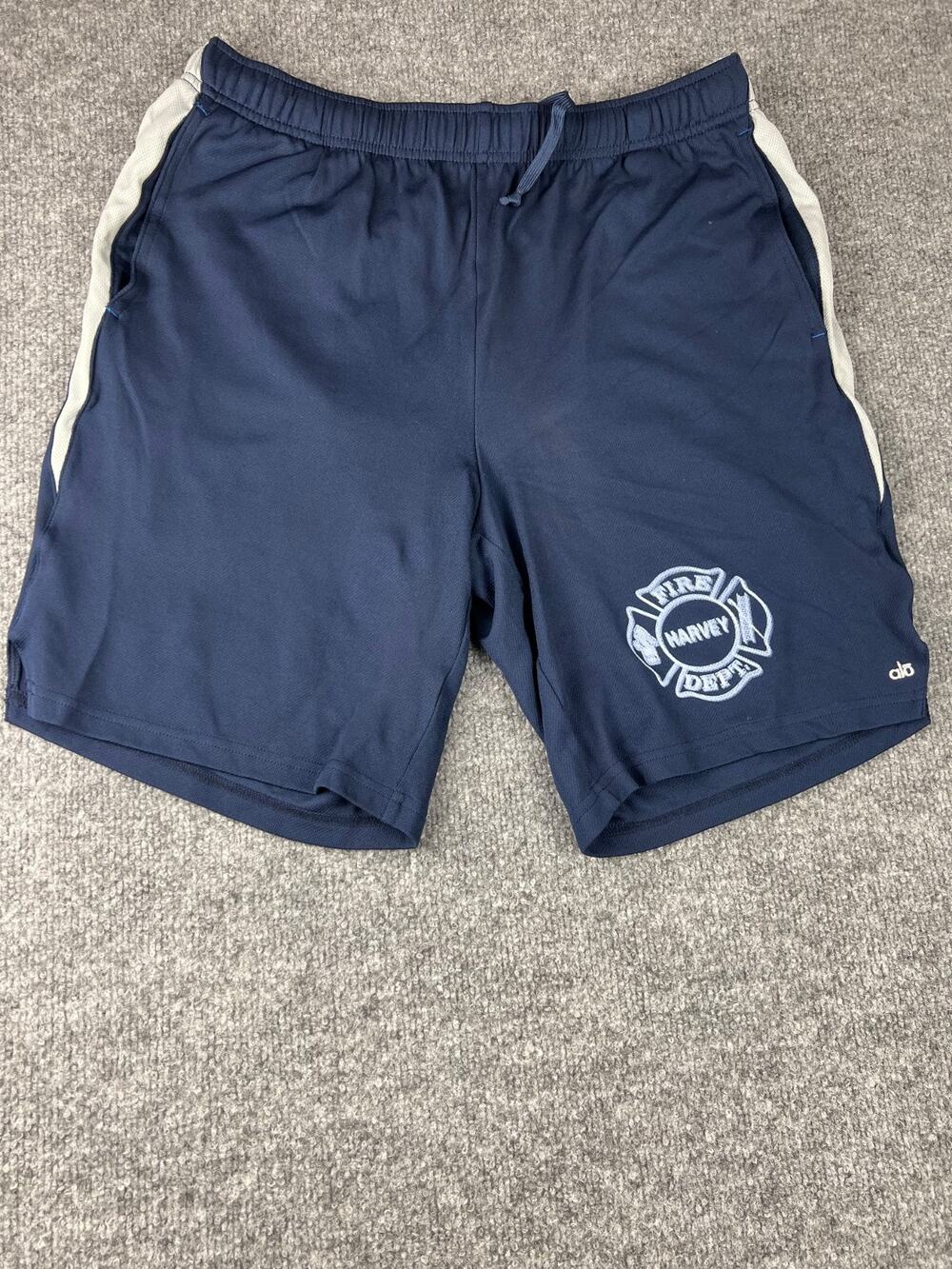 ALO Harvey Fire Department Medium Shorts Mesh Navy w/ Pockets #802